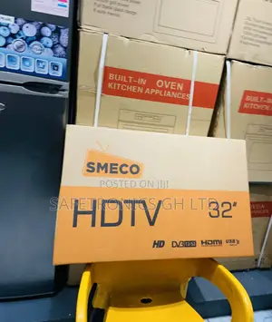 Original Black 32 Inch Smeco Led Full Digital Tv