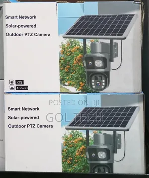 Solar Camera 4g Dual Lens With Motion Sensor PTZ Camera