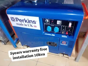 Current Boost 10kva 13000watts Perkins Diesel Generator