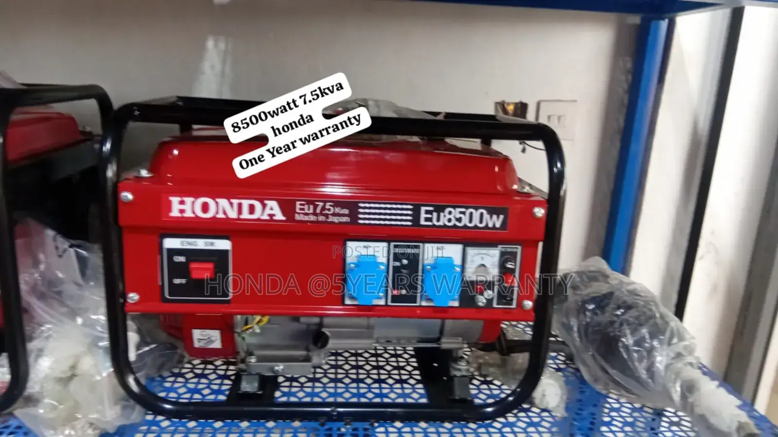 Pull Generator Start Honda 7.5kva Petrol 8500wax Honda 7.5kv