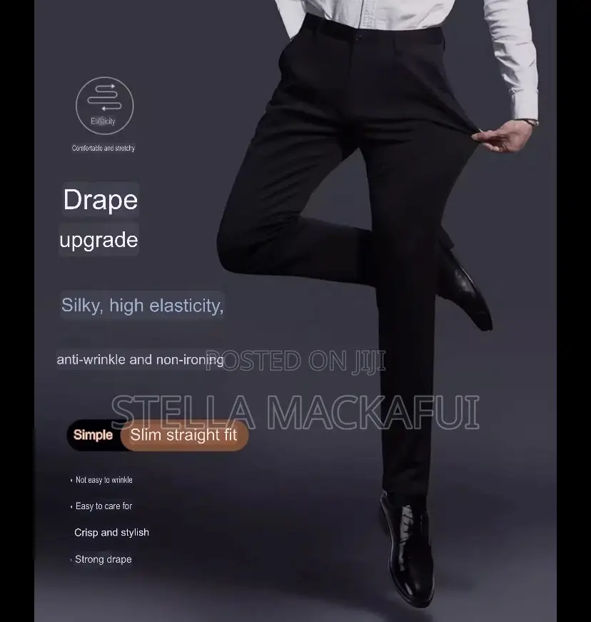 Executive Anti Wrinkle Trouser Size 36 Only