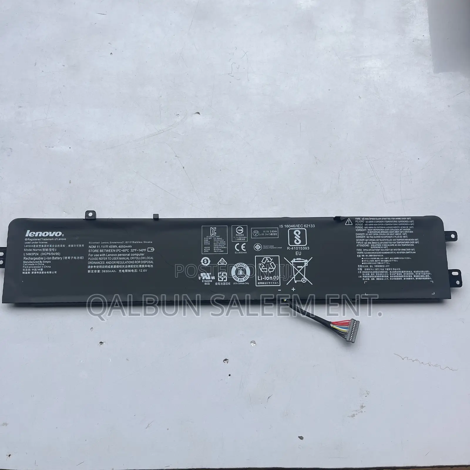 Lenovo L14m3p24 Battery For Ideapad 700 700-15isk 700-17isk