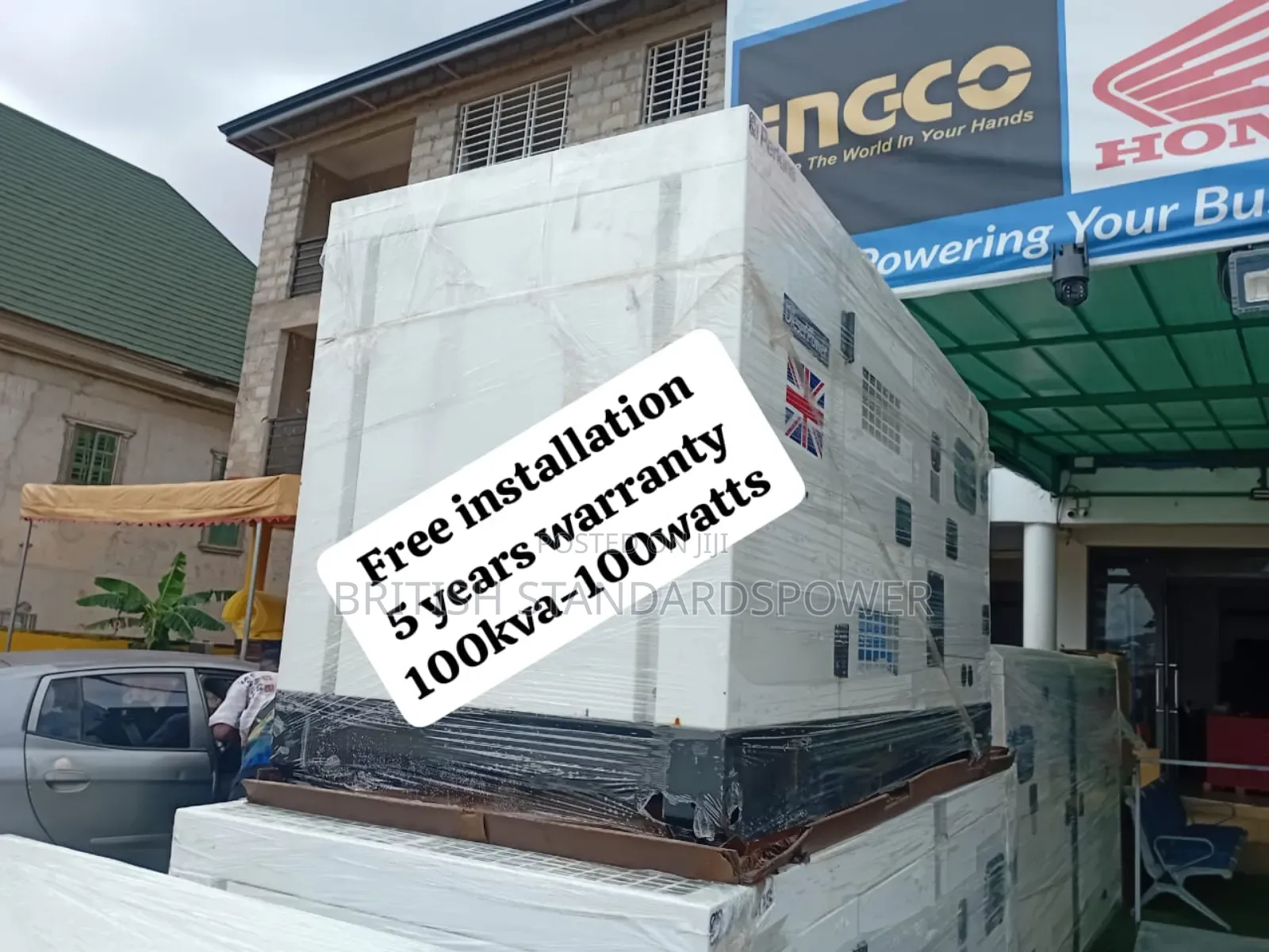 Natural Air Cooled 100kva Diesel Generator