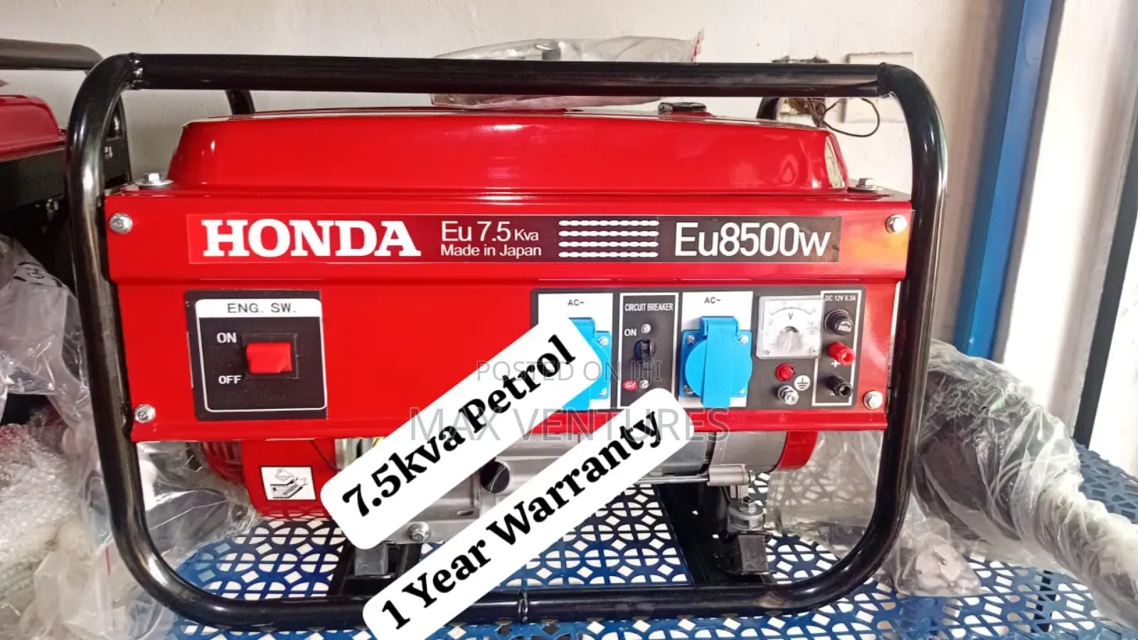 Honda 7.5kva Gasoline Pull Start Quantum Beacon
