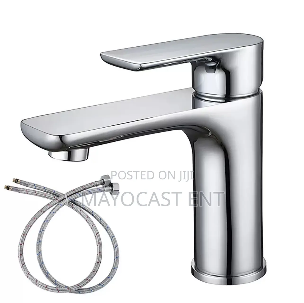 Basin Faucet - Basin Tap - Bathroom Tap (Hot Cold) With Flexible Tube