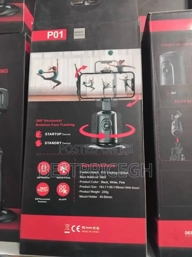 P01 Auto Face Tracking Selfie Stick Tripod