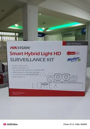 Hikvision 4ch Kit 2mp Smart Hybrid Audio With 500gb HDD