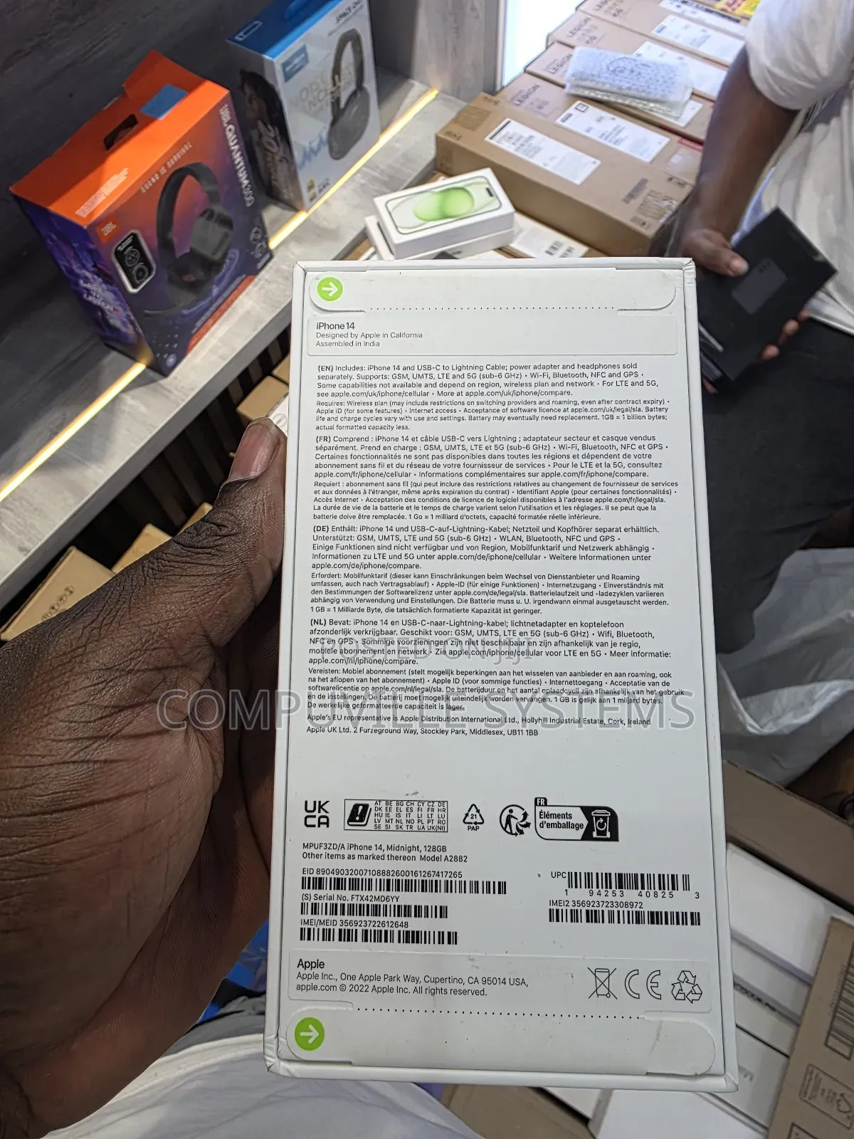 New Apple iPhone 14 128 GB Black