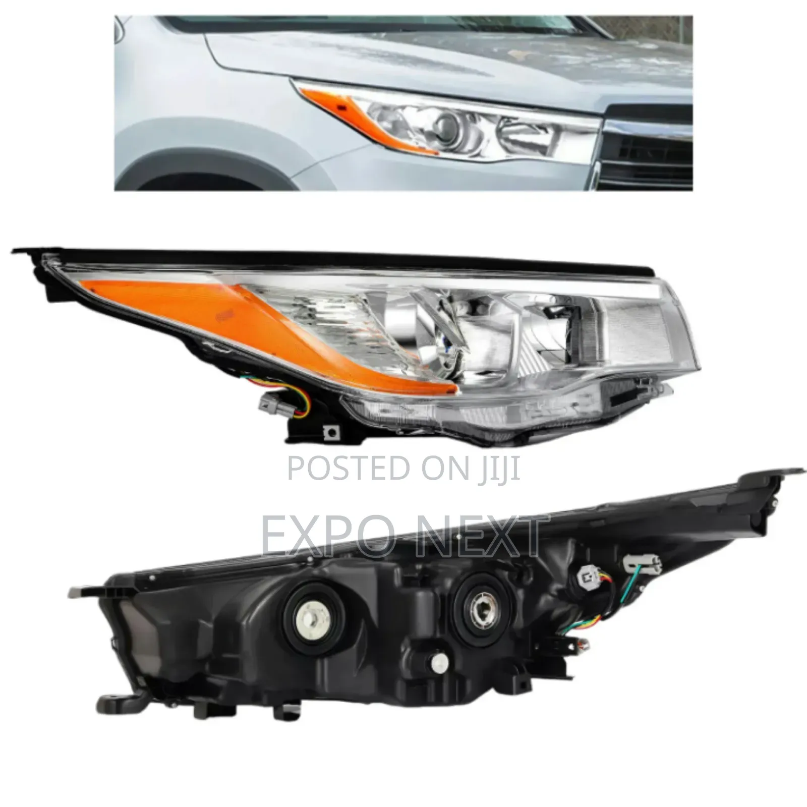 Toyota Highlander 2014-2016 Head Light Depo