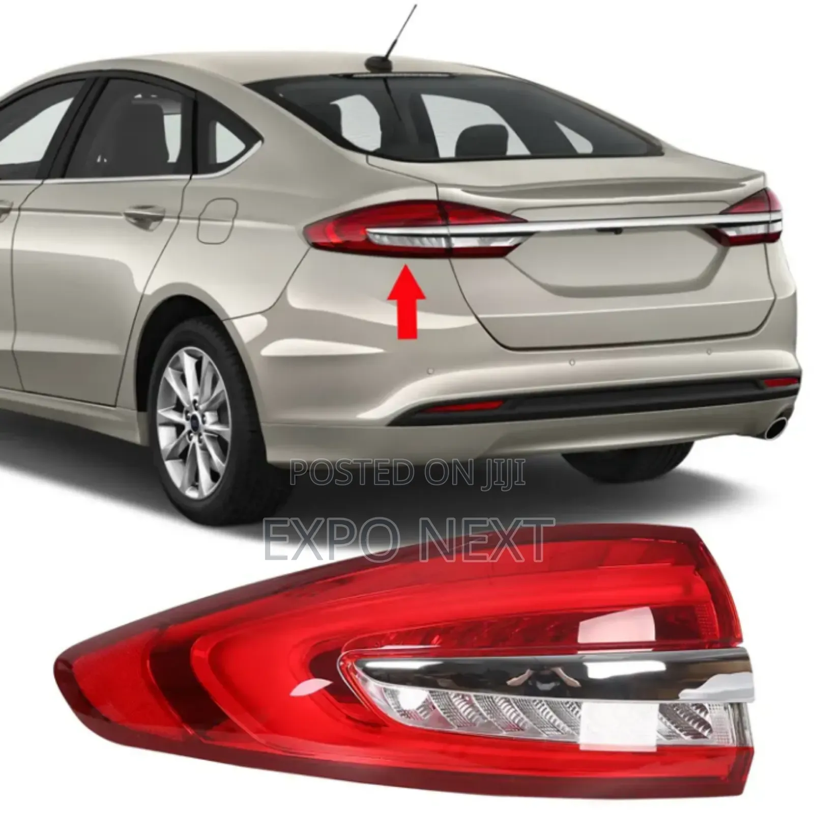Tail  Light For Ford Fusion 2017-2021 Pair