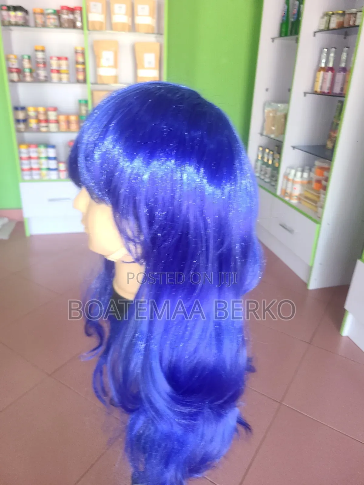 Blue French Cut Body Wave Hair