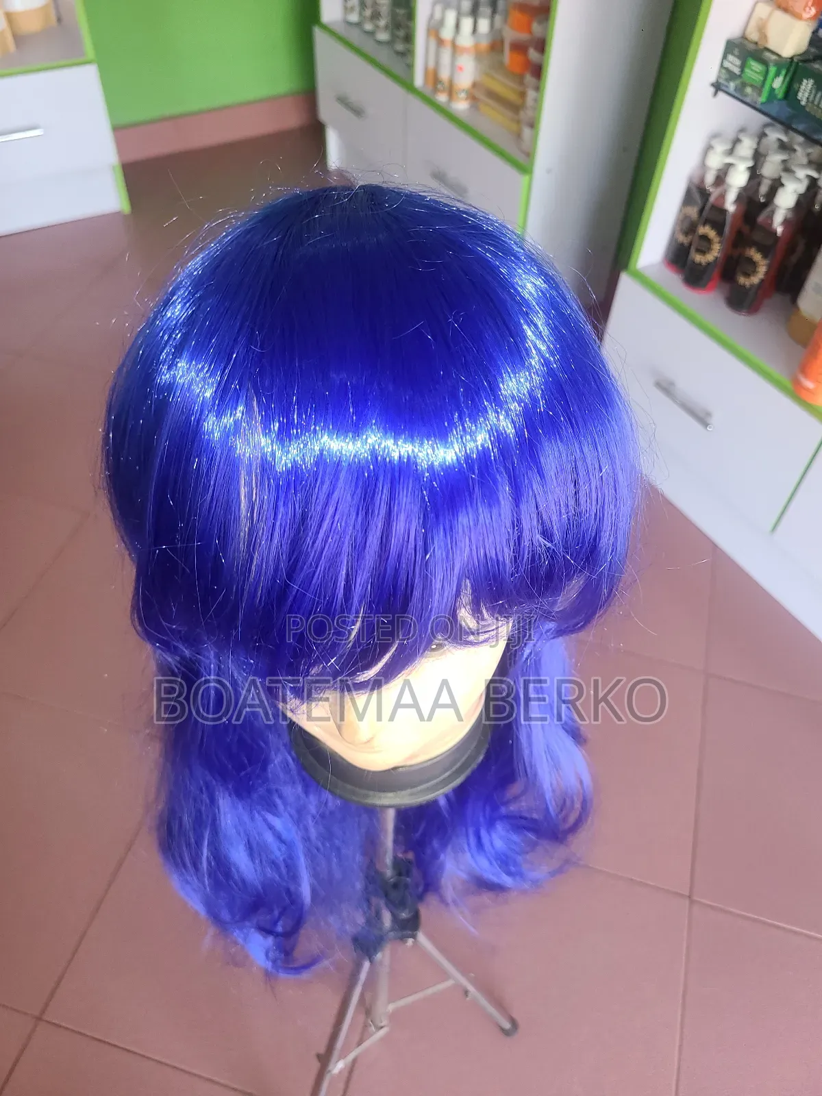 Blue French Cut Body Wave Hair