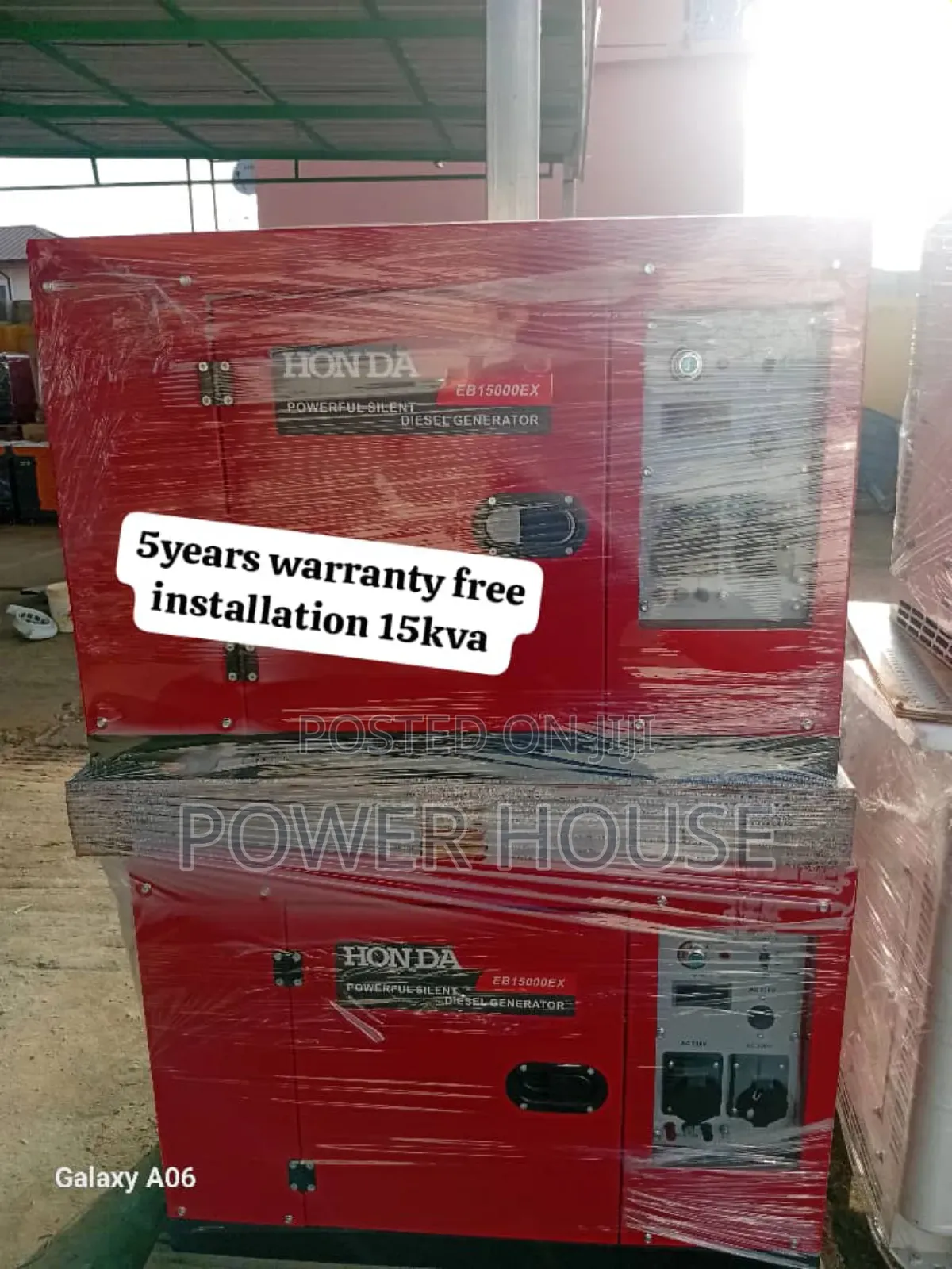 Astra Prime Honda Diesel Engine Generator 15kva 16500watts