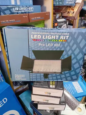 Pro 600 Led Light Kit for Photo and Video Shoot