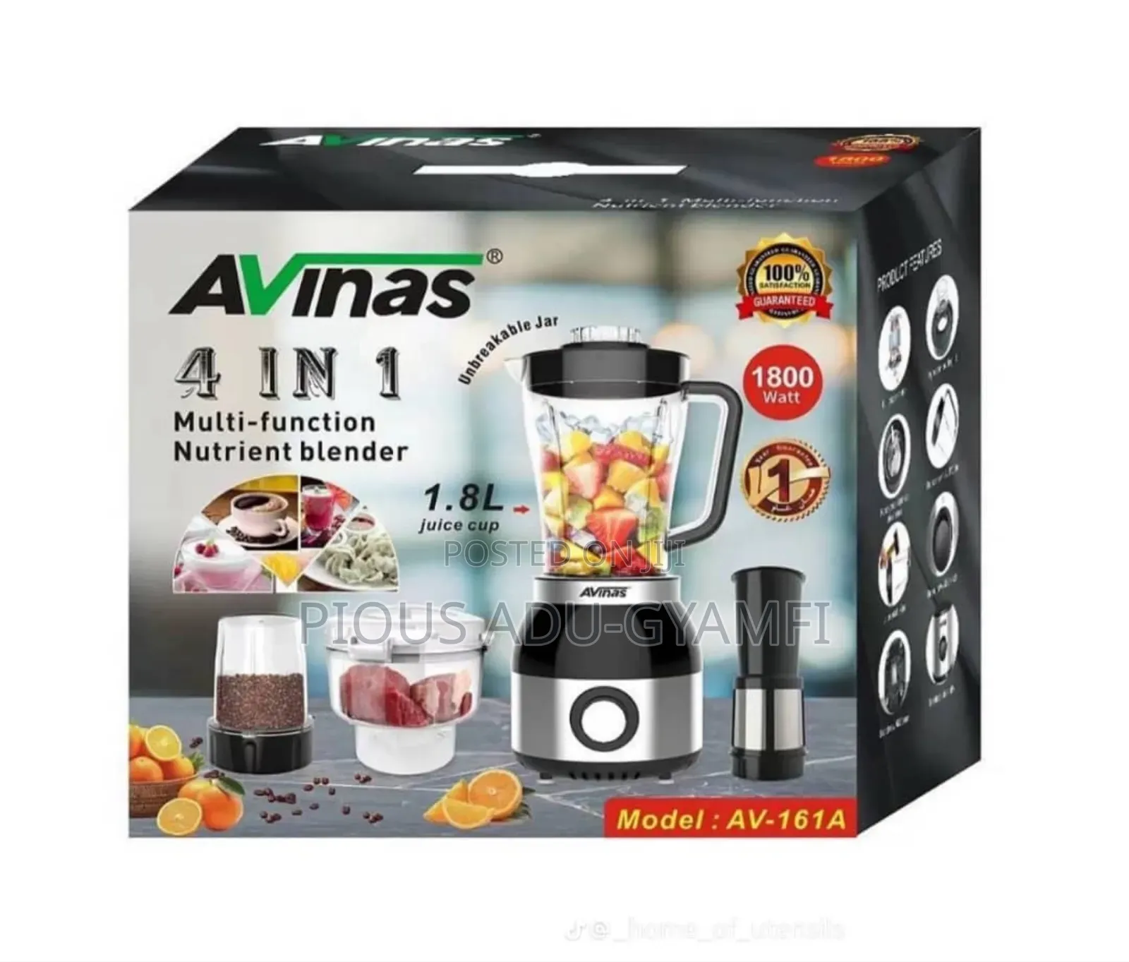 Avinas 4-in-1 Blender