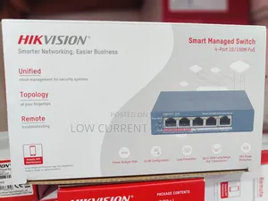Hikvision Switch 4 Port Smart Managed Poe