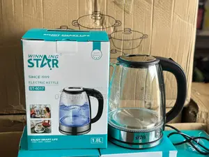High Quality Electric Glass Kettle - 1.8 Litre Black
