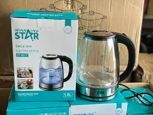High Quality Electric Glass Kettle - 1.8 Litre Black