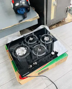 Shop Classic Kenwood 60cm 4 Gas Hob(Tempered Glass)Black.