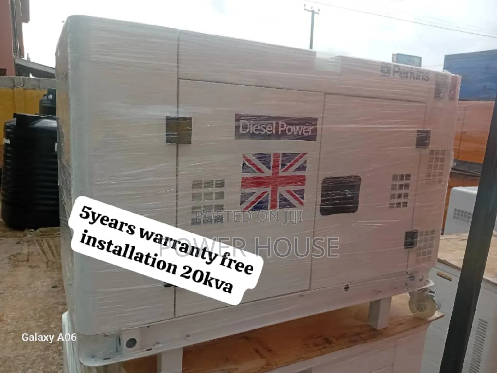 Crown Watt Perkins Diesel Generator 20kva