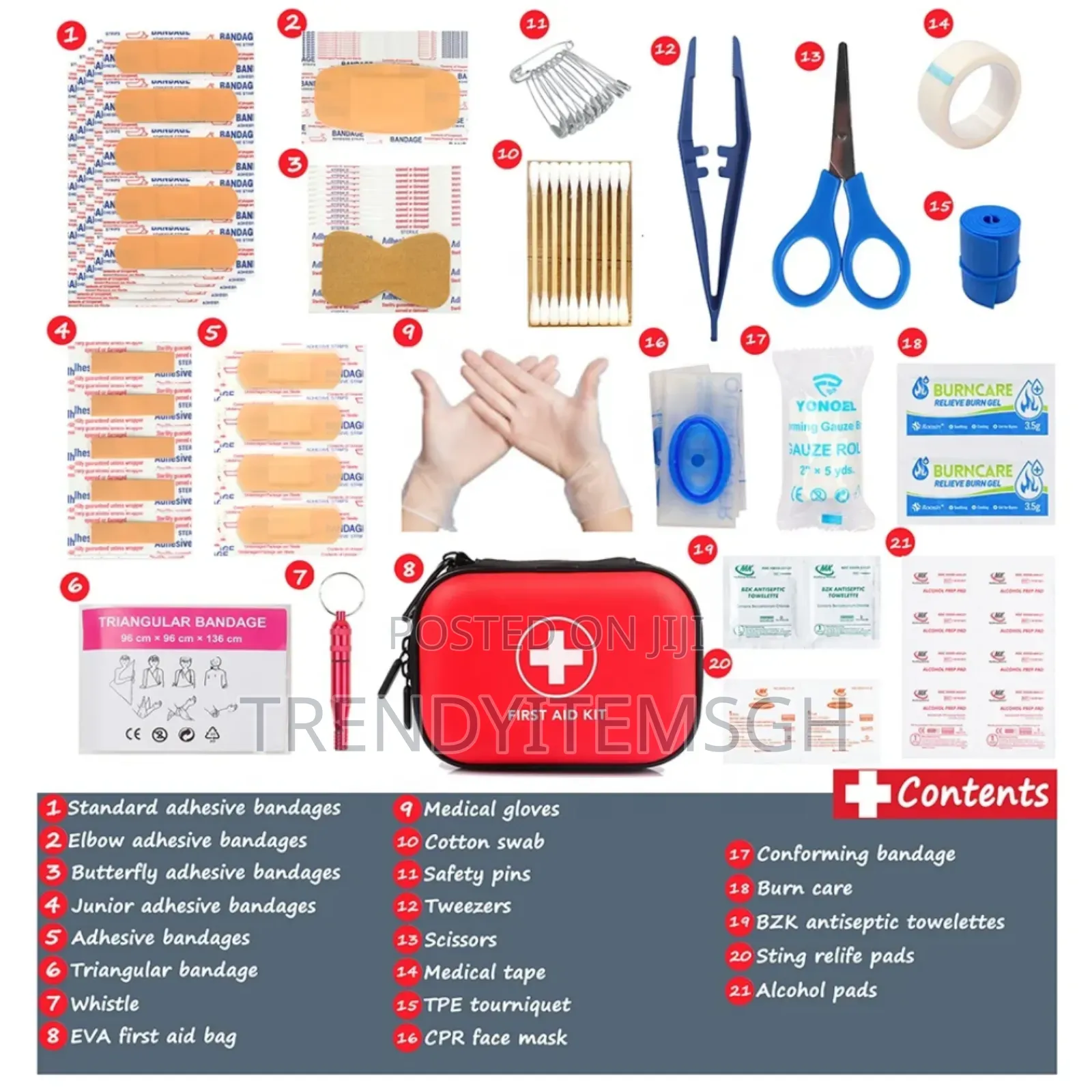 Emergency Medical First Aid Kit Box