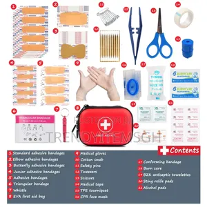 Emergency Medical First Aid Kit Box