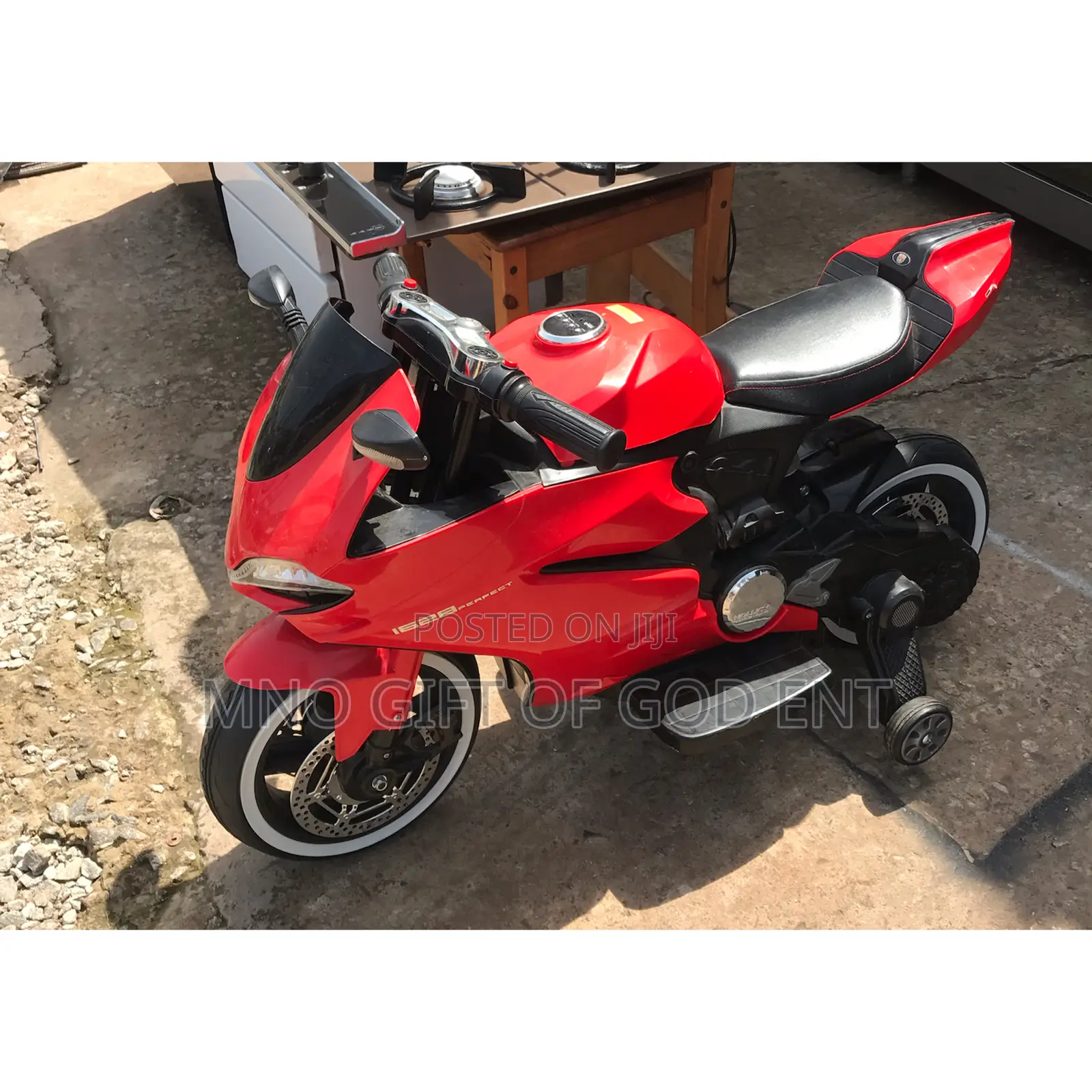 Dx-688 Motorcycle Powered Riding Toys Red Black From U.S.