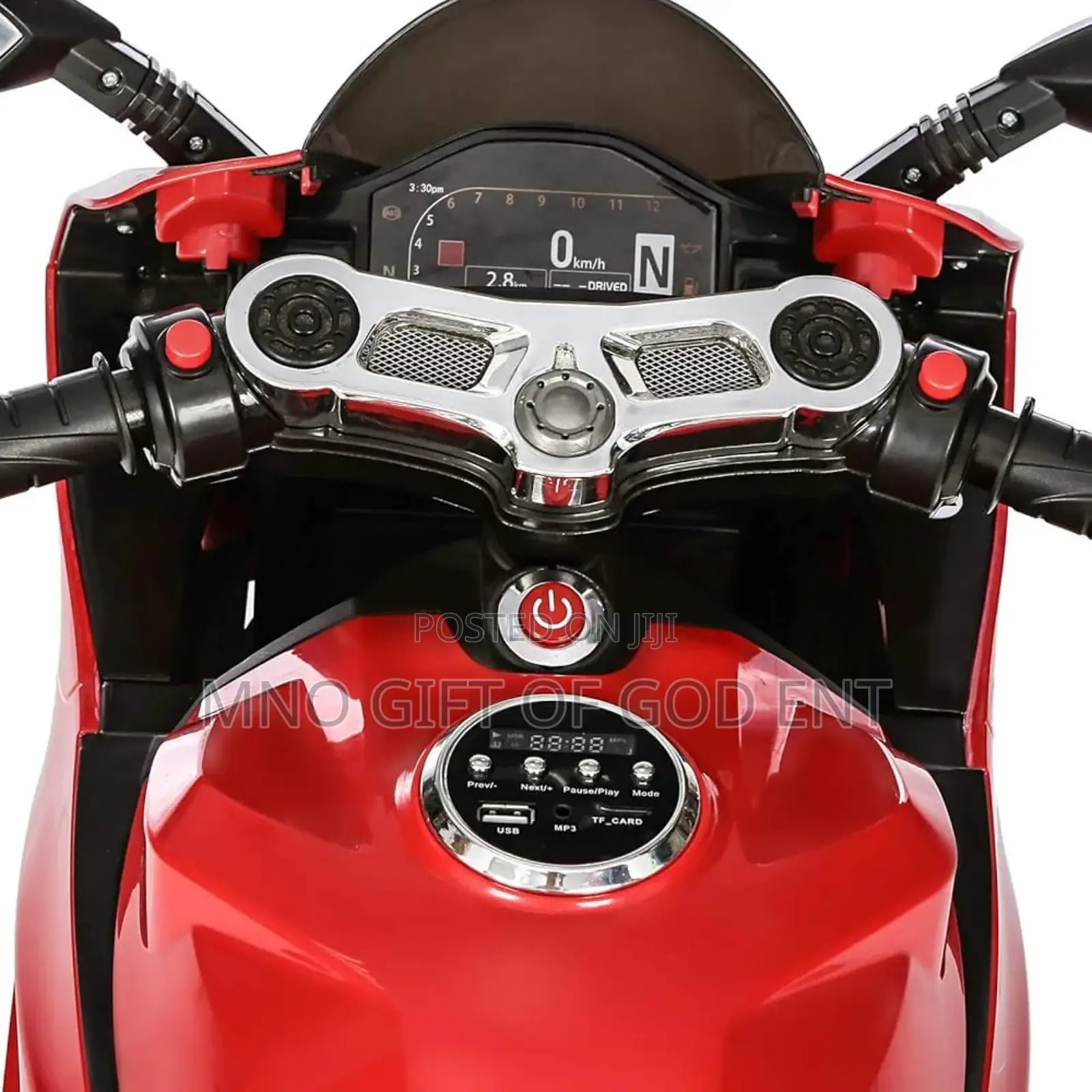 Dx-688 Motorcycle Powered Riding Toys Red Black From U.S.