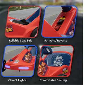 Paw Patrol Chase Go Kart, Lights,Mp3 Jack,Remote Control