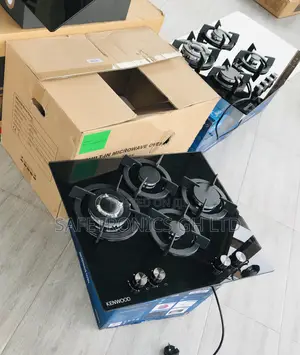 Neatly Sealed Built in 4 Gas Ceramic Black 60cm Cooker