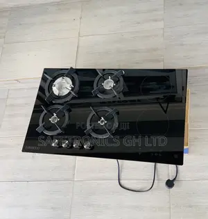 Zealous Black 90cm Ceramic 4 Gas 2 Electric Cooker