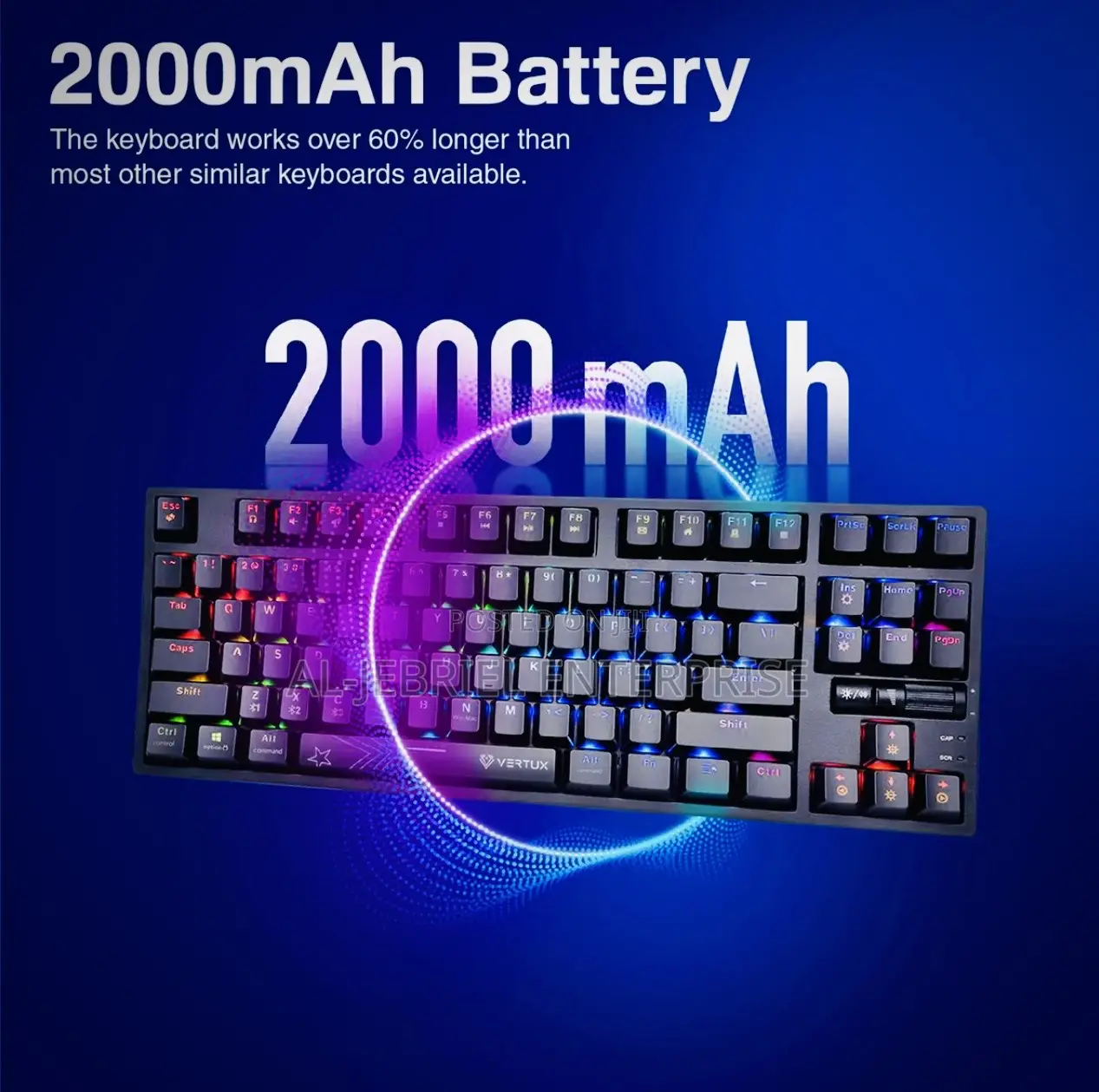 Vertux Gaming Keyboard (Vertupro-80)