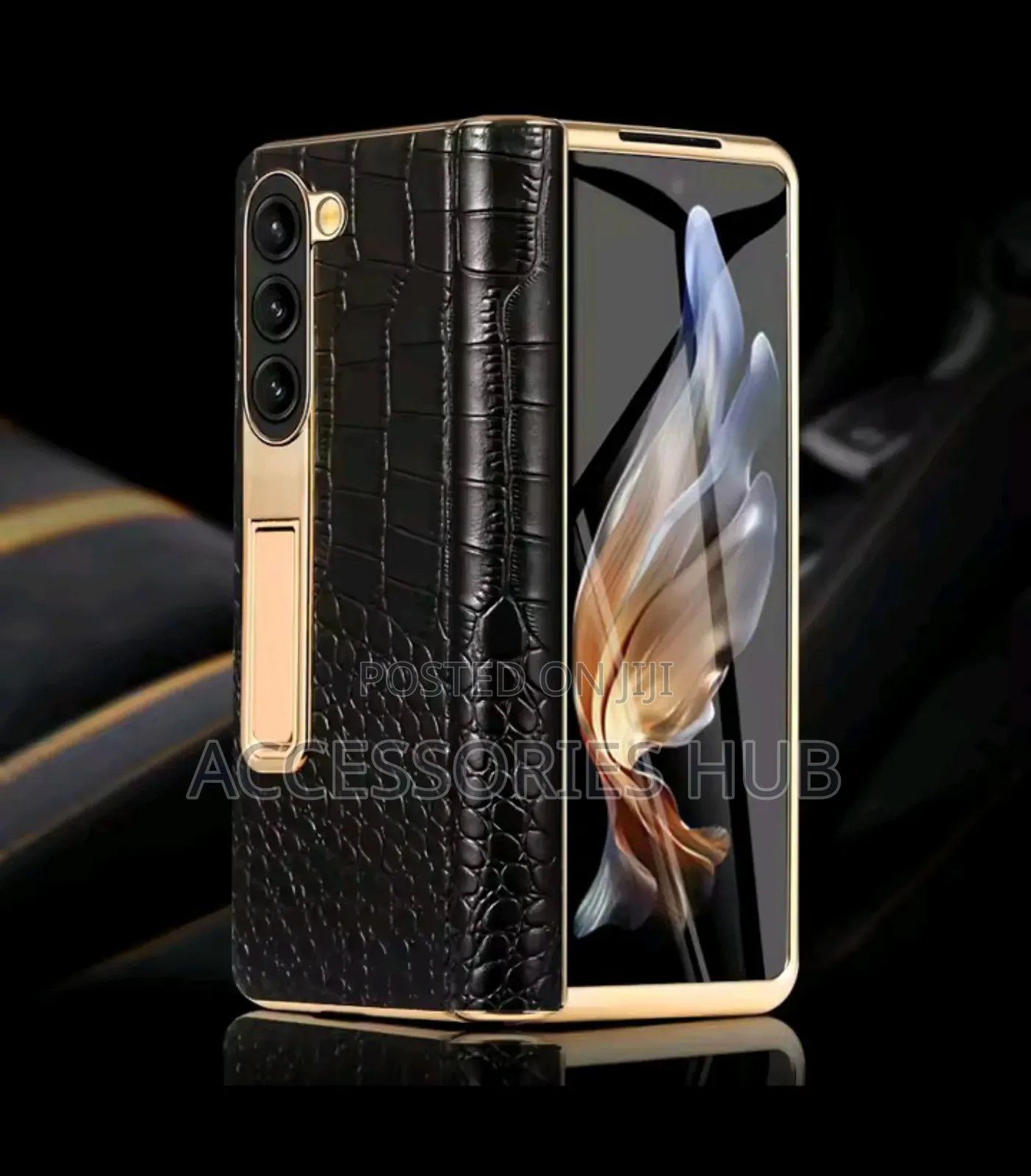Z Fold 3, 4, 5 and 6 Case With a Stand and Inbuilt Protector