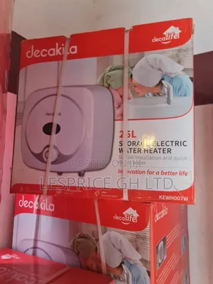 Strong 1500w Fast Warm Water ~ Decakila 26l Water Heater