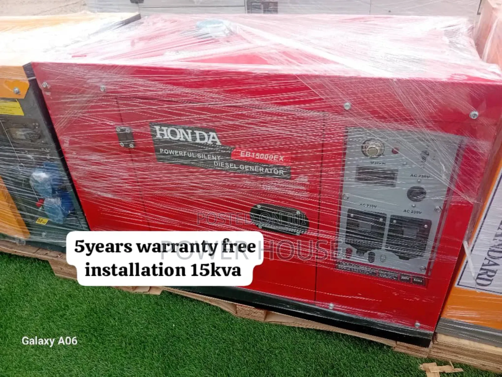 Crystal Flow Honda Diesel Generator 15kva 16500watts 15kva