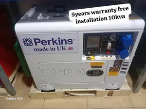 Crystal Guards Perkins Diesel 10kva Generator 10kv 13000watt