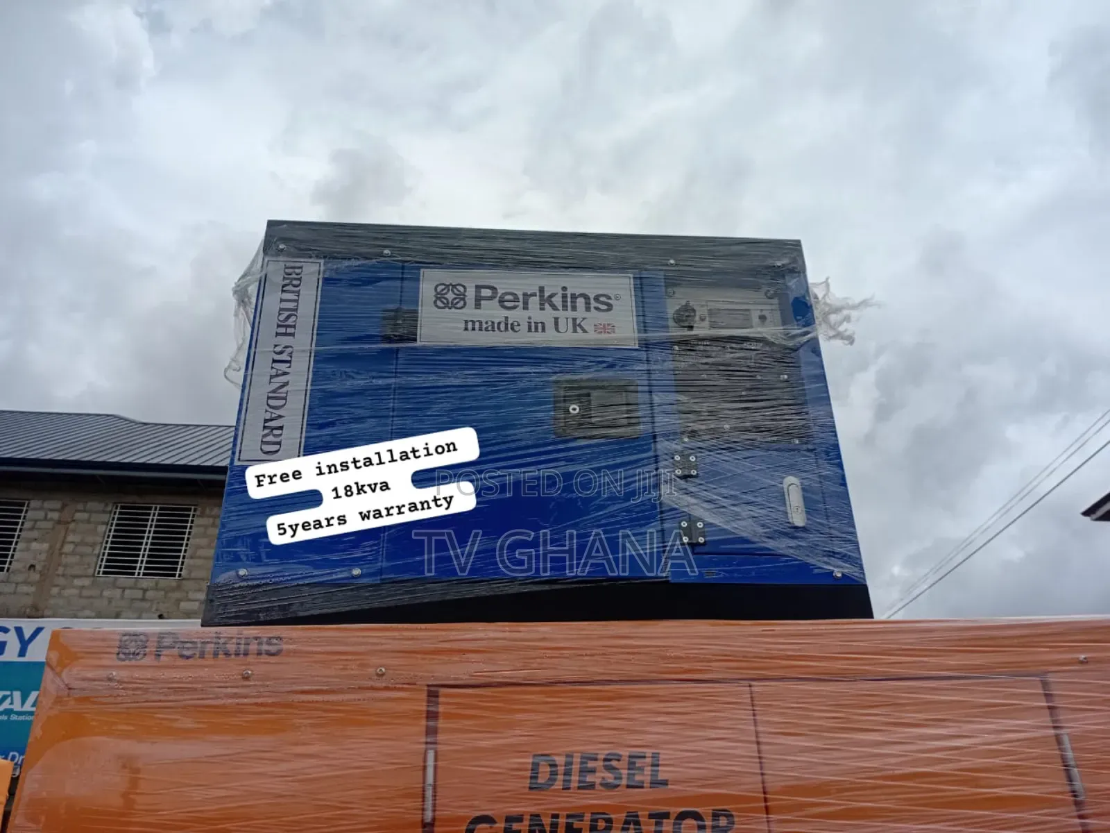 Omega Gen Perkins Diesel Generator 18kva