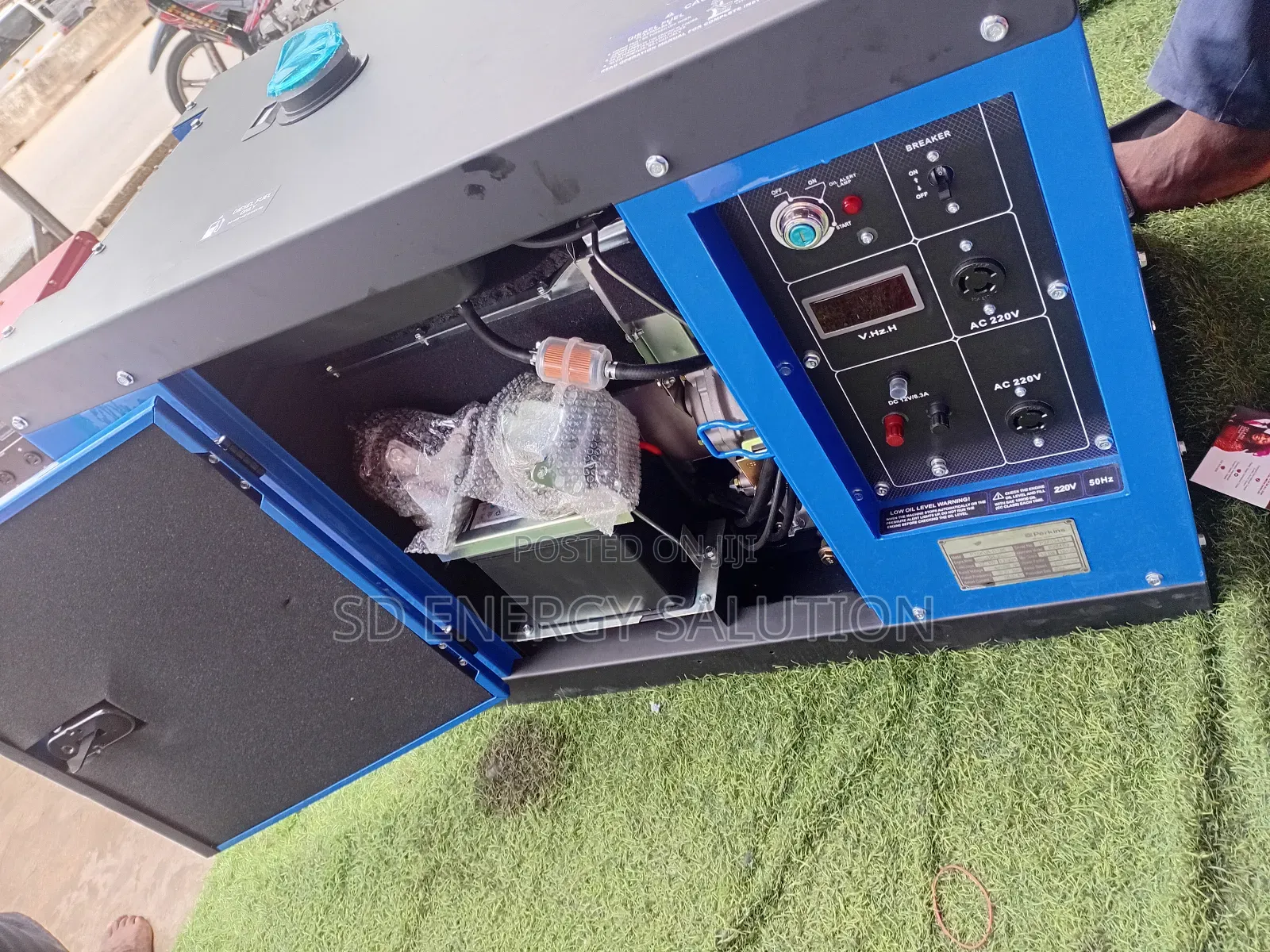 Vibrant 15kva Perkins Generator Diesel Silent Uk Made