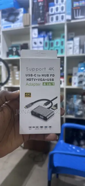 Type C 4 in 1 Adapter Hub