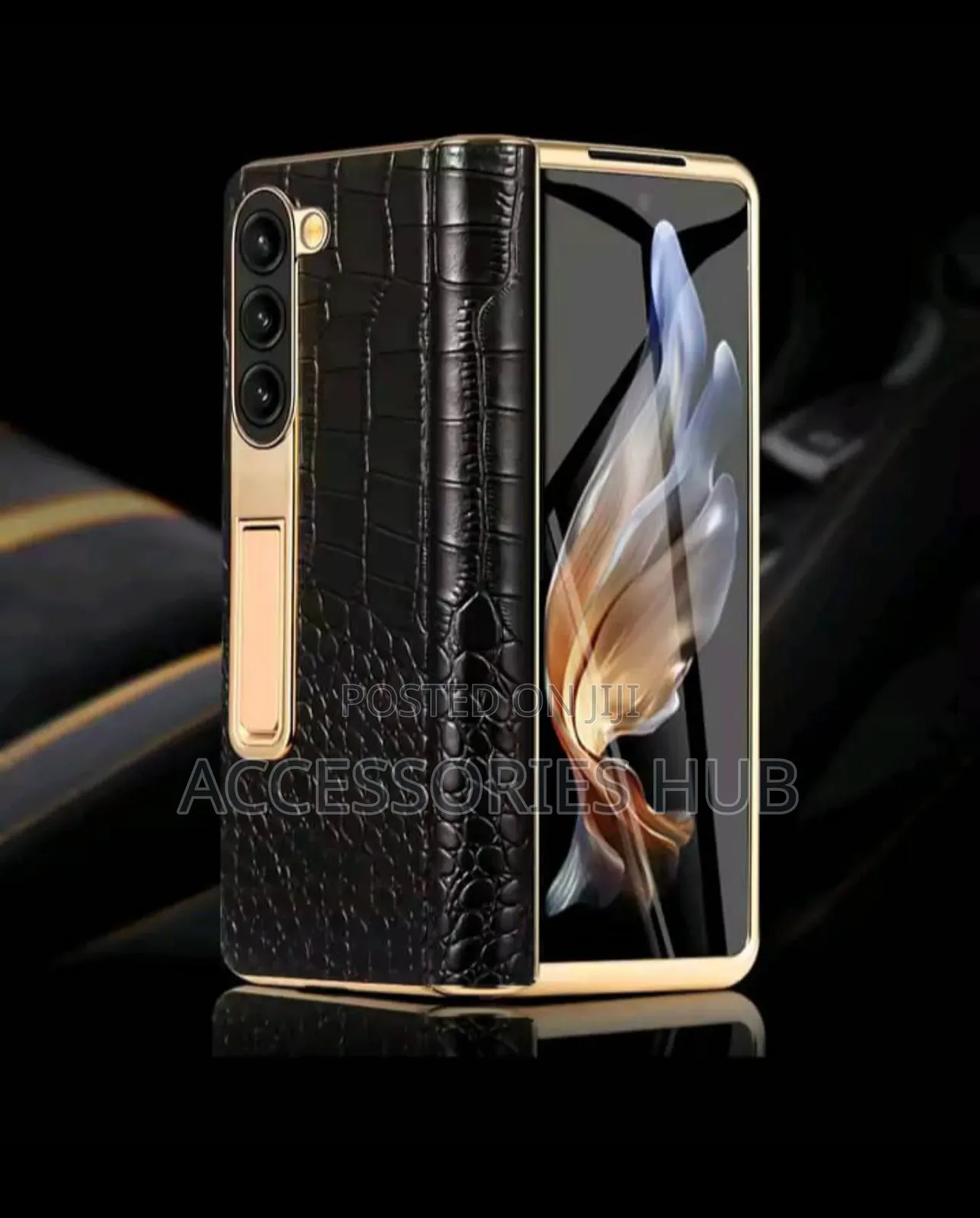 Z Fold 3, 4, 5 and 6 Case With a Stand and Inbuilt Protector