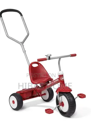 Radio Flyer Deluxe Steer Stroll Kids Tricycle Bicycle