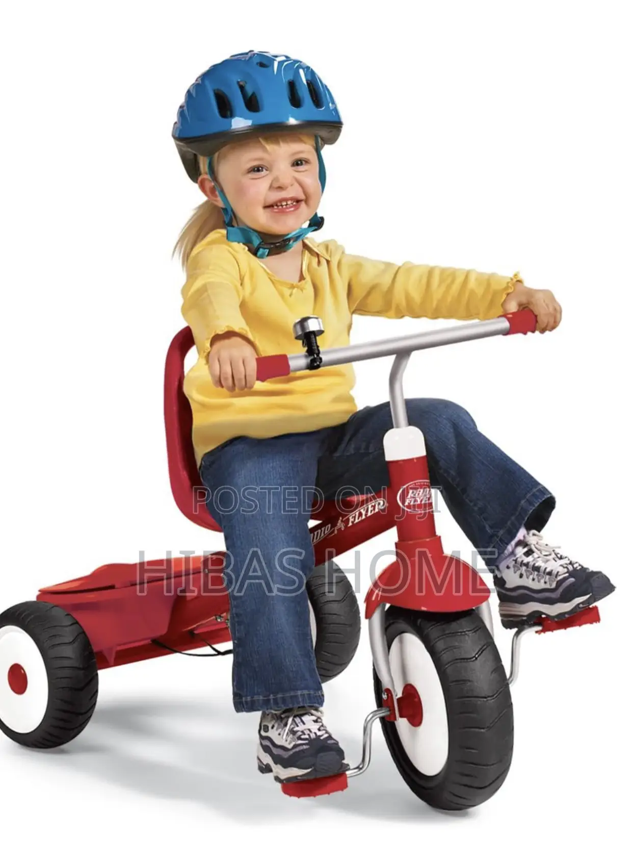 Radio Flyer Deluxe Steer Stroll Kids Tricycle Bicycle