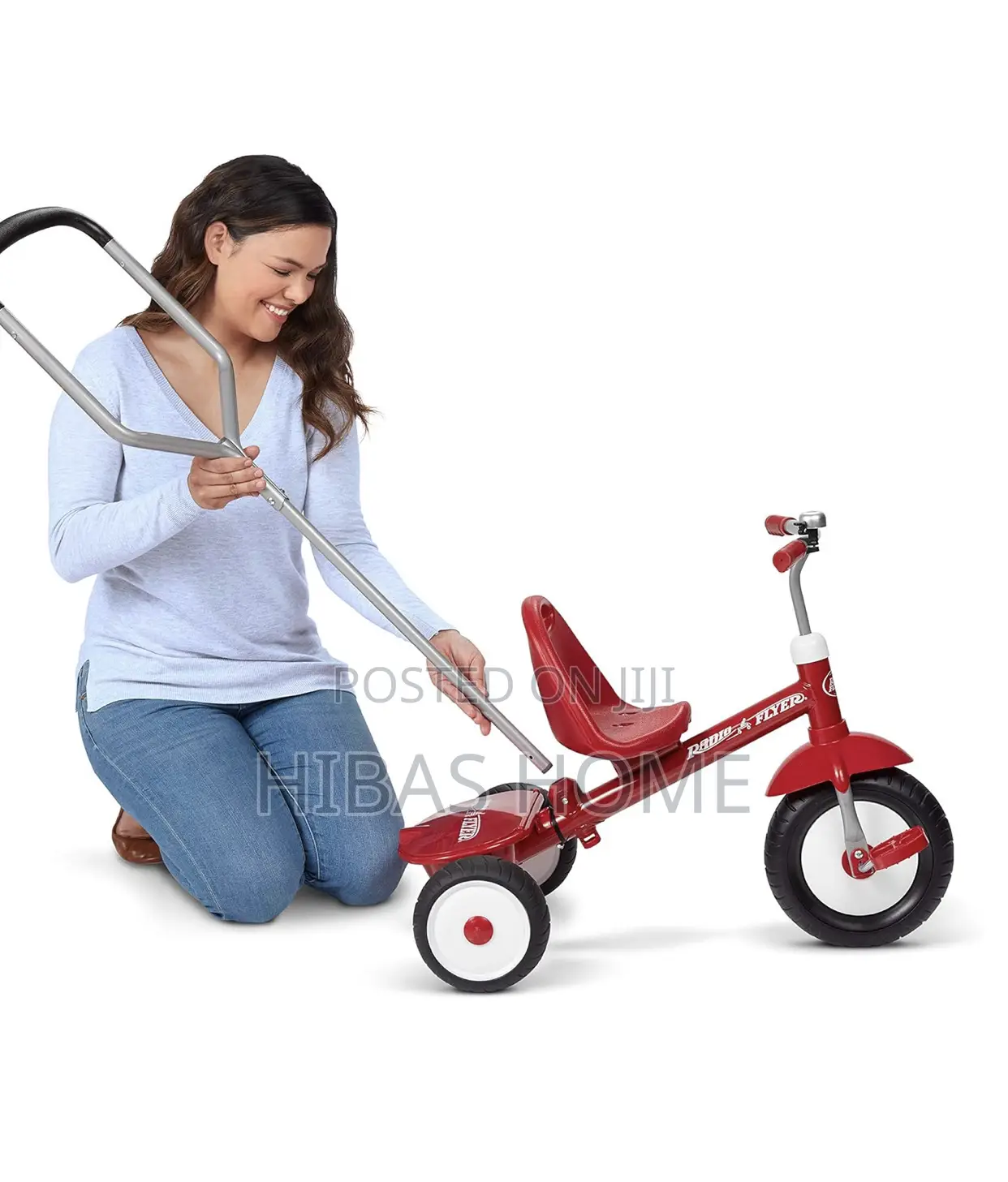 Radio Flyer Deluxe Steer Stroll Kids Tricycle Bicycle