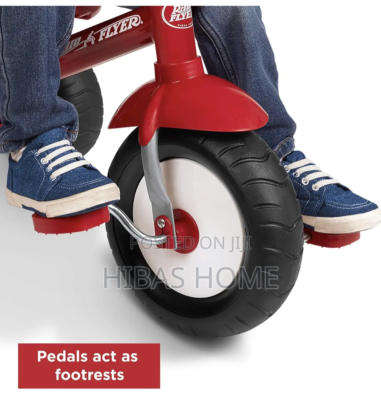 Radio Flyer Deluxe Steer Stroll Kids Tricycle Bicycle