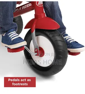 Radio Flyer Deluxe Steer Stroll Kids Tricycle Bicycle