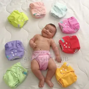 Washable Reusable Diaper Pant (0-3yrs)(Adjustable Absorbable