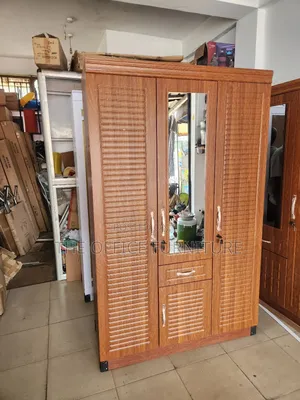 Three Doors Wardrobe ( Brown)
