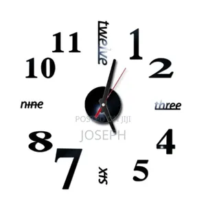 3d Wall Clock Type 6