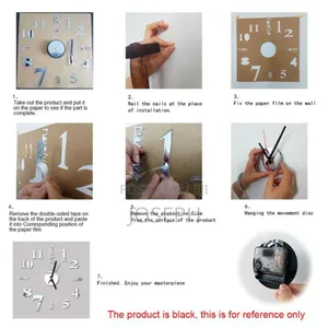 3d Wall Clock Type 6