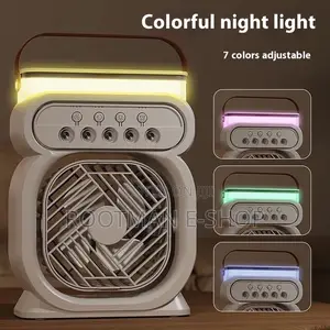 Portable Spray Air Conditioner Electric Table Misting Fan